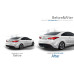 tuix rear skirt set for hyundai elantra coupe 2013-15